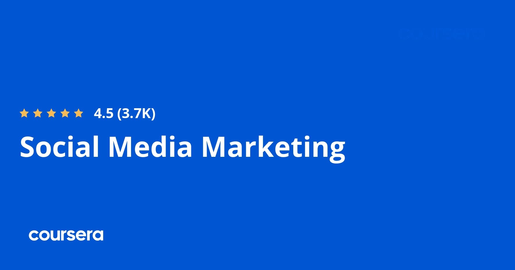 Social Media Marketing