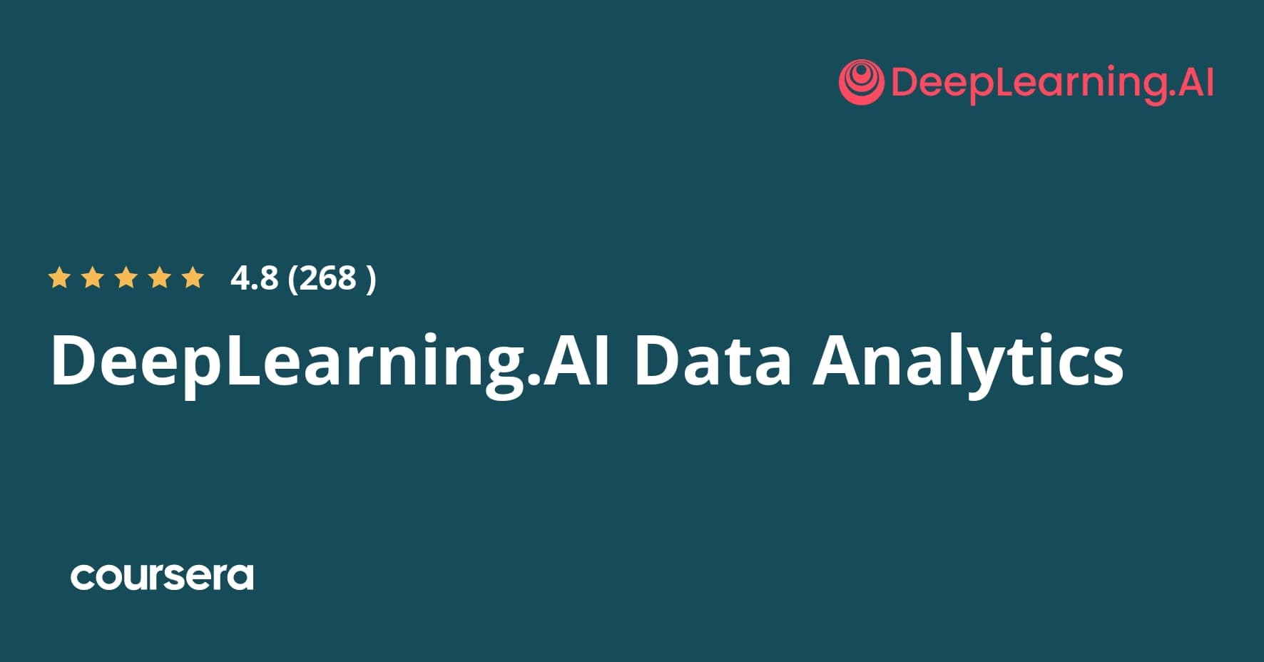 DeepLearning.AI Data Analytics