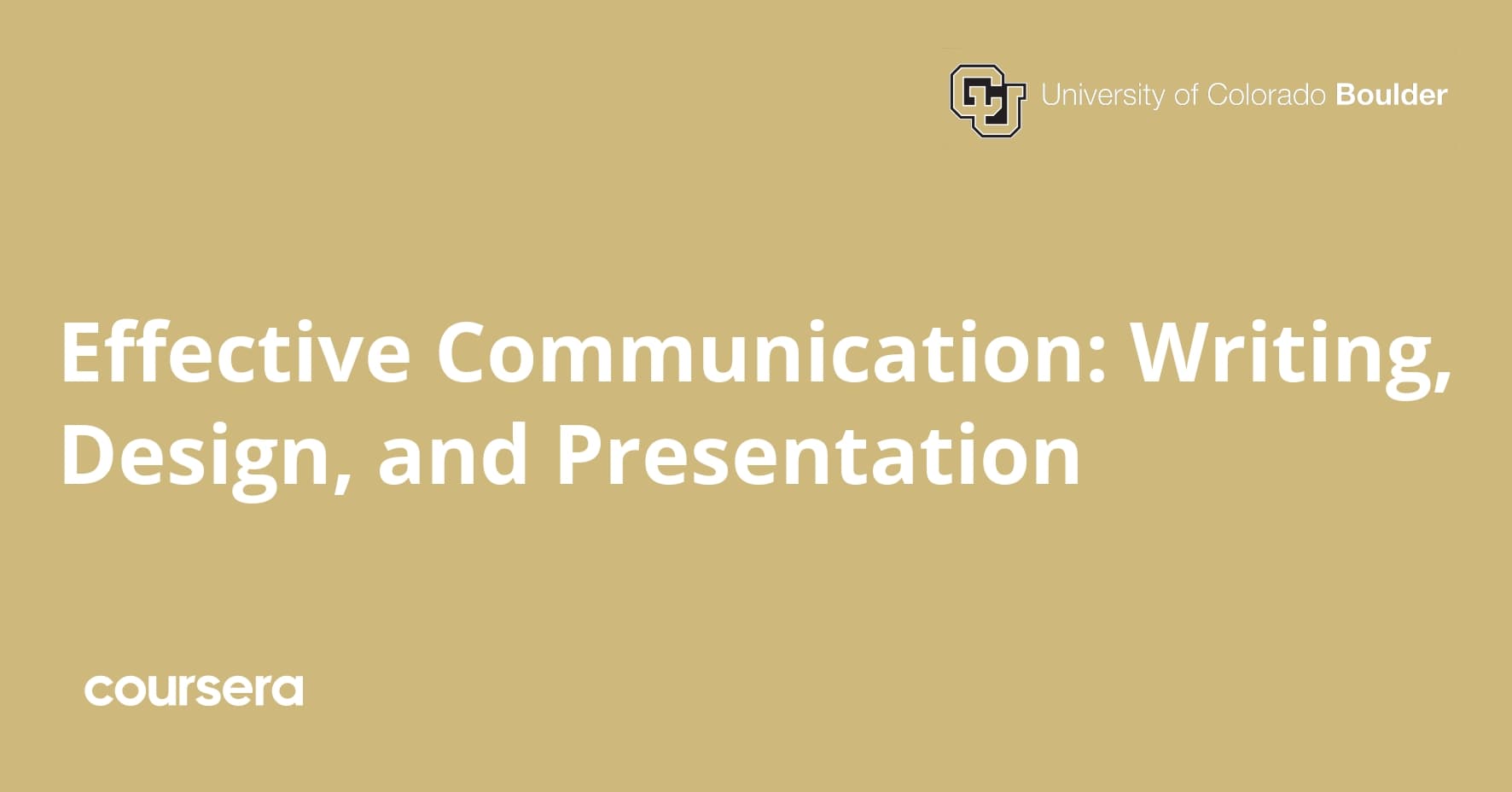 Effective Communication: Writing, Design, and Presentation