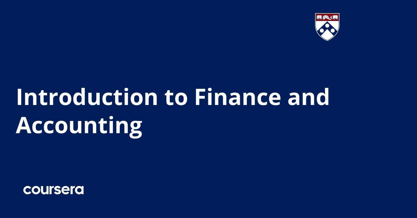 Introduction to Finance and Accounting