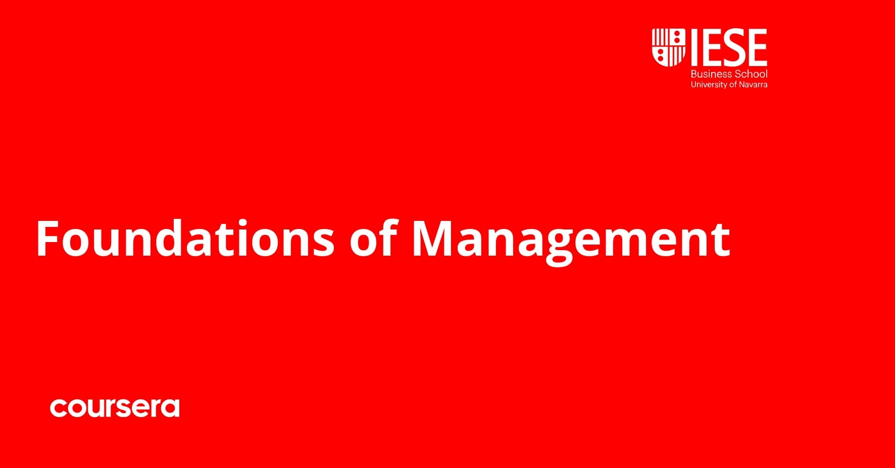 Foundations of Management