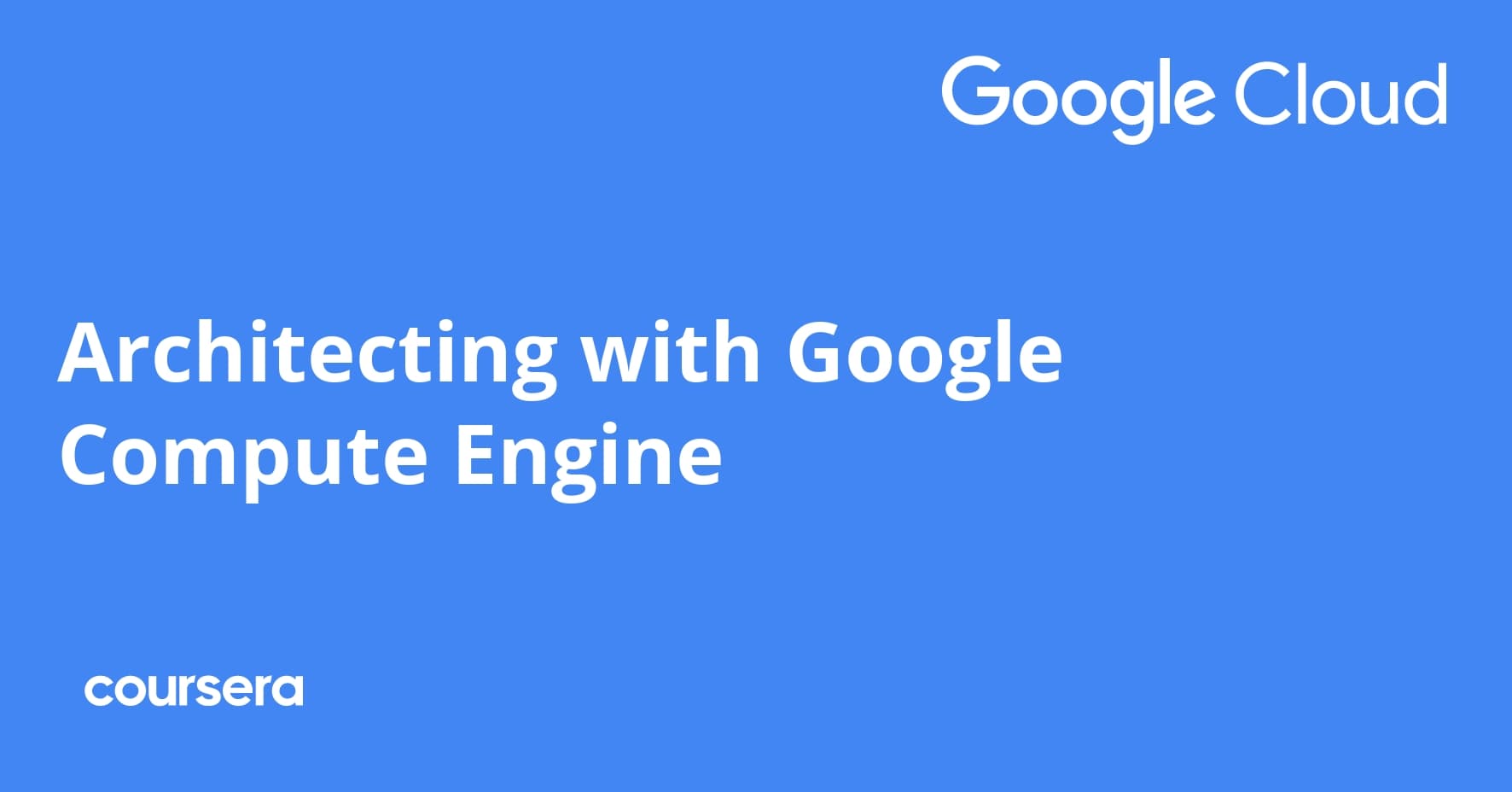 Architecting with Google Compute Engine