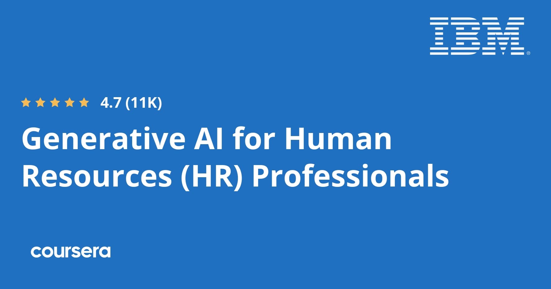 Generative AI for Human Resources (HR) Professionals