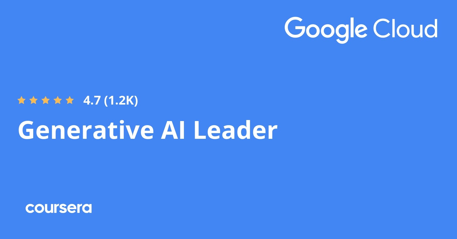 Generative AI Leader
