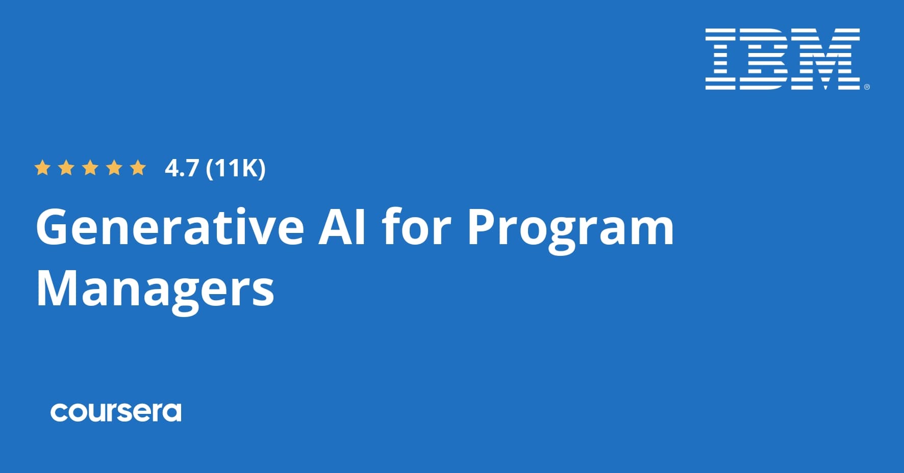 Generative AI for Program Managers