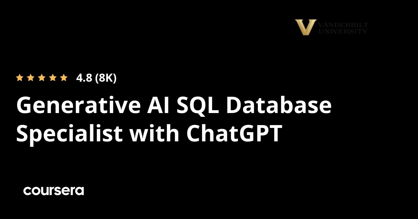 Generative AI SQL Database Specialist with ChatGPT