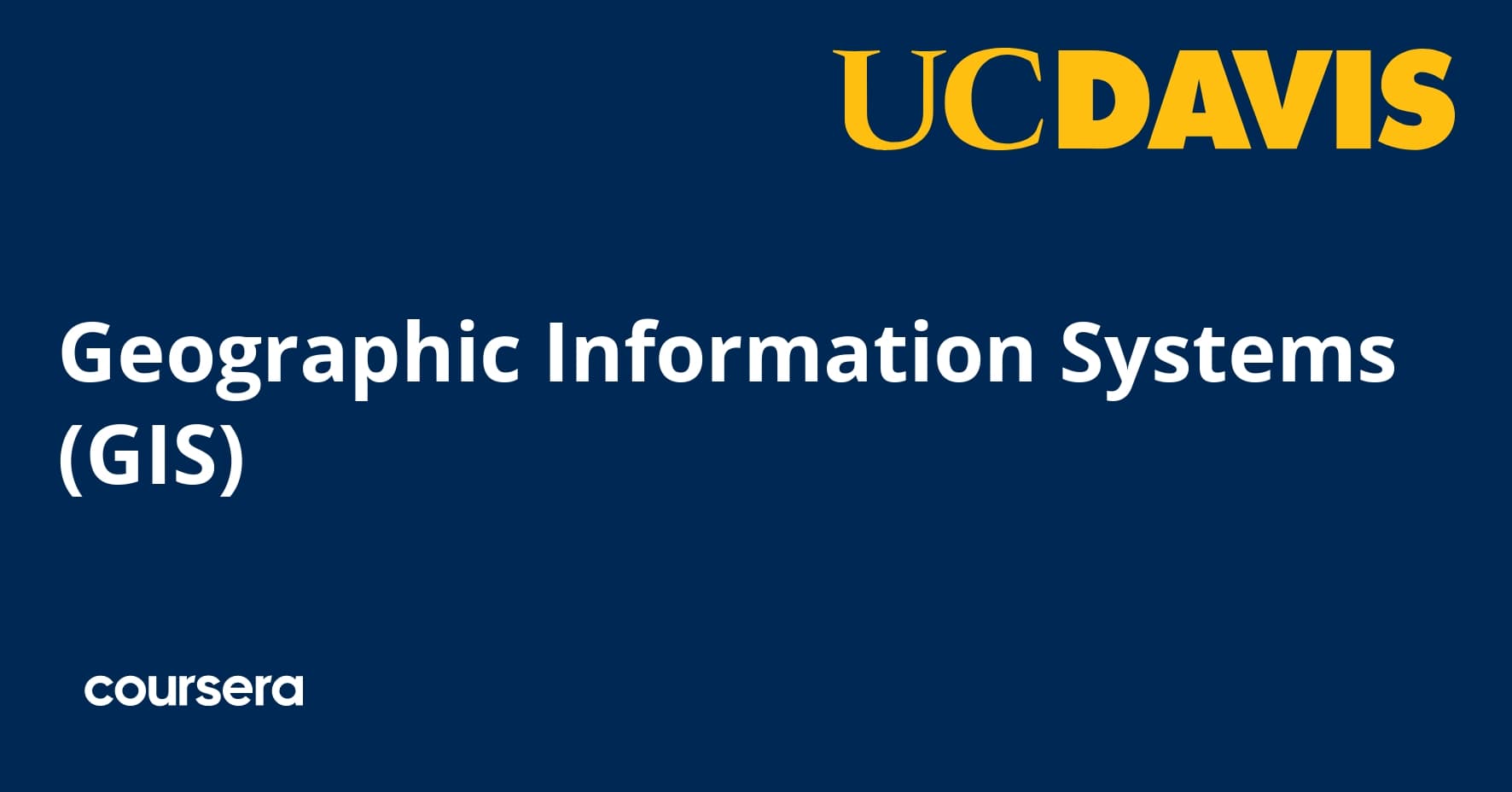 Geographic Information Systems (GIS)