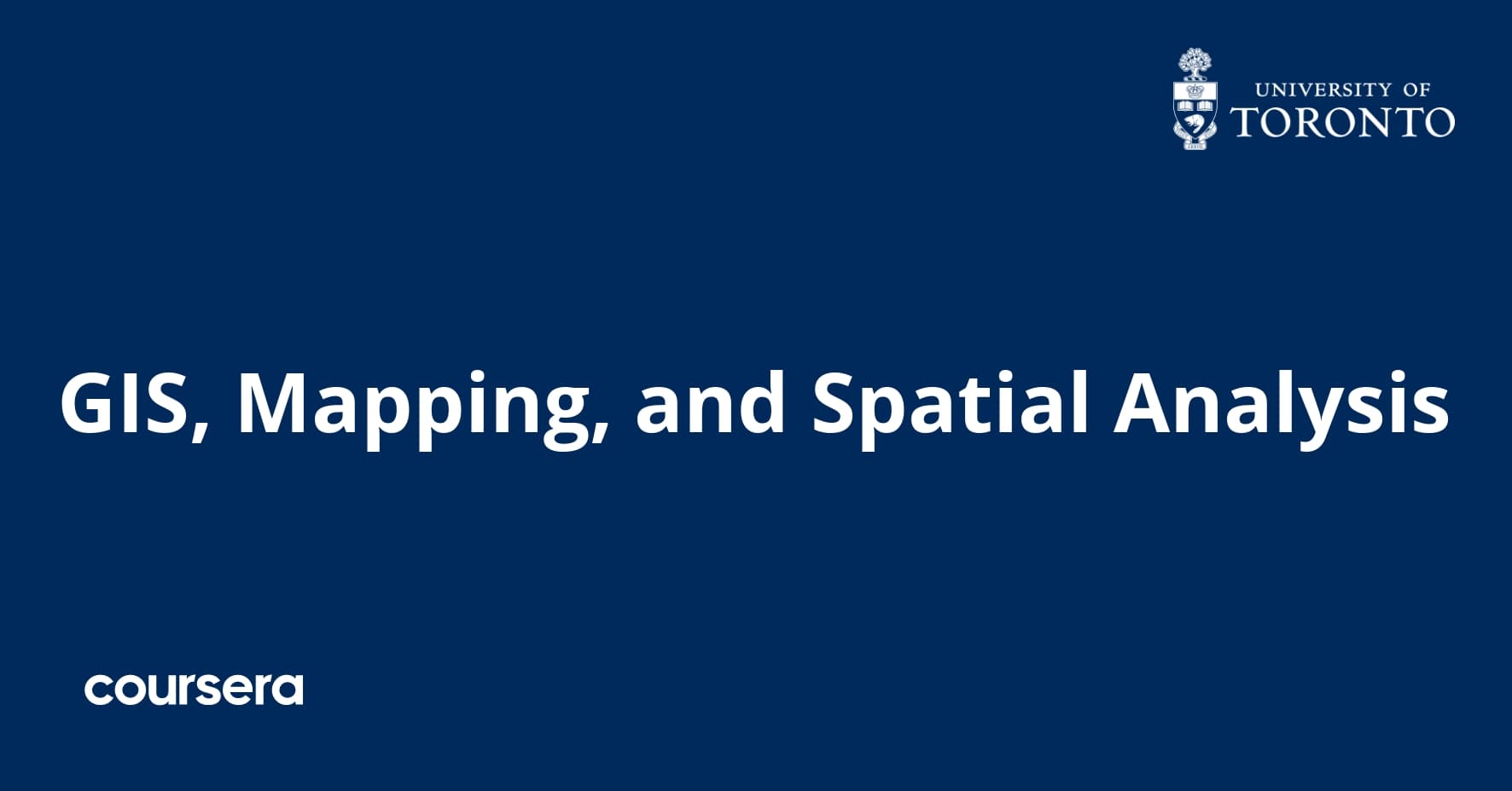 GIS, Mapping, and Spatial Analysis