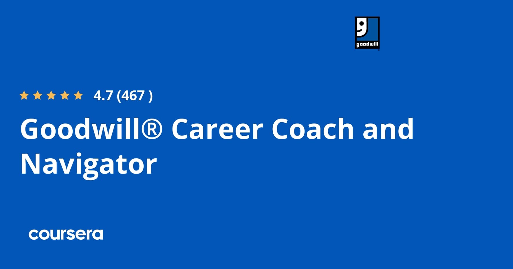 Goodwill® Career Coach and Navigator