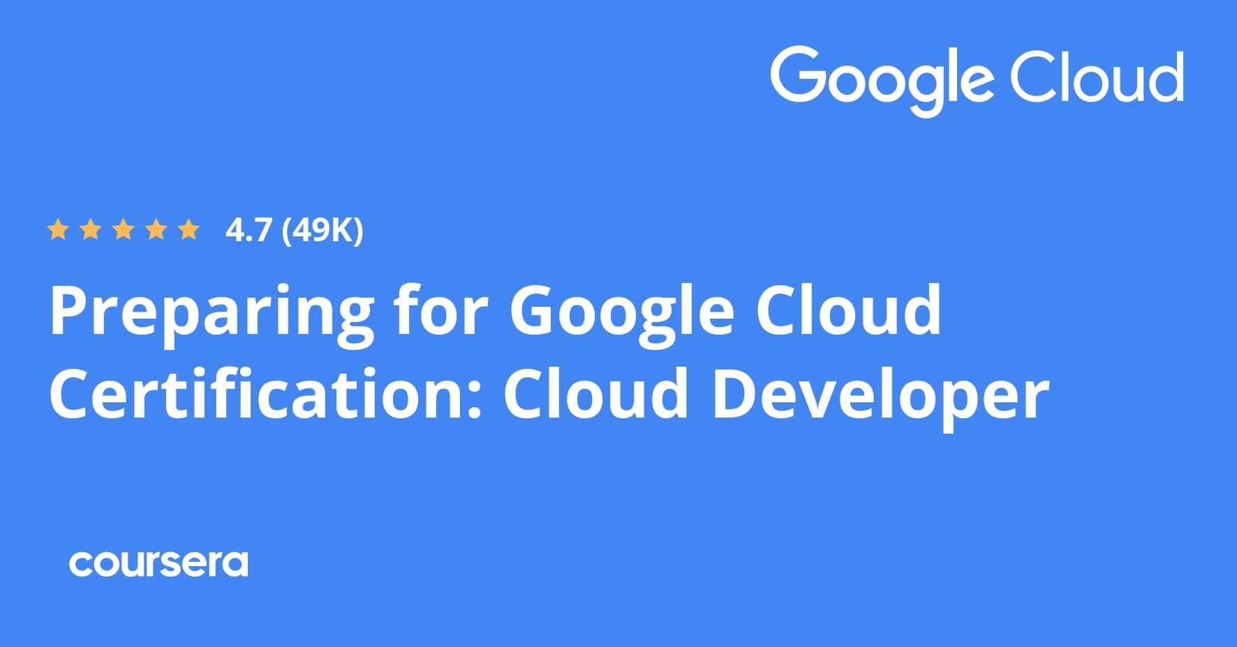Preparing for Google Cloud Certification: Cloud Developer