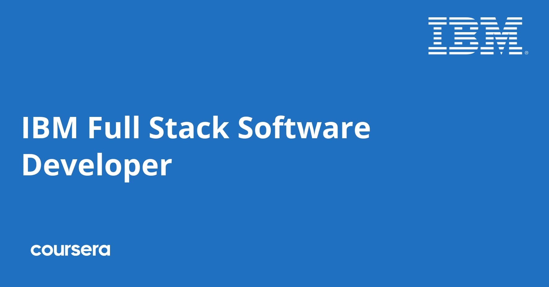 IBM Full Stack Software Developer