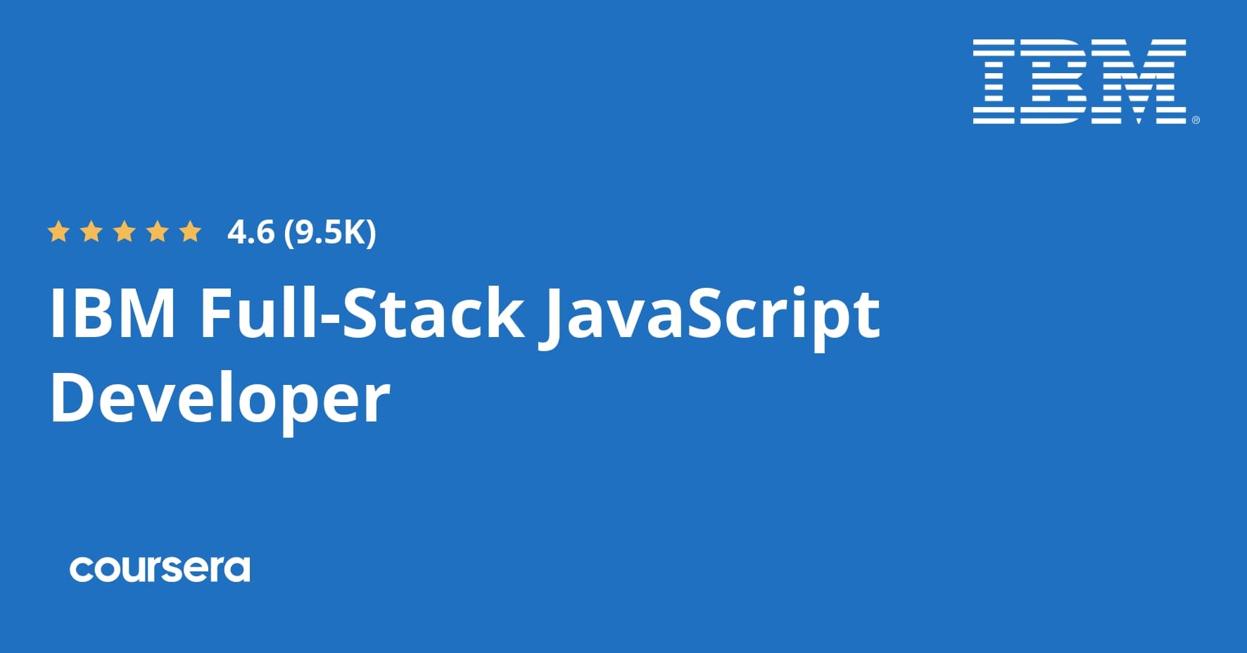 IBM Full-Stack JavaScript Developer
