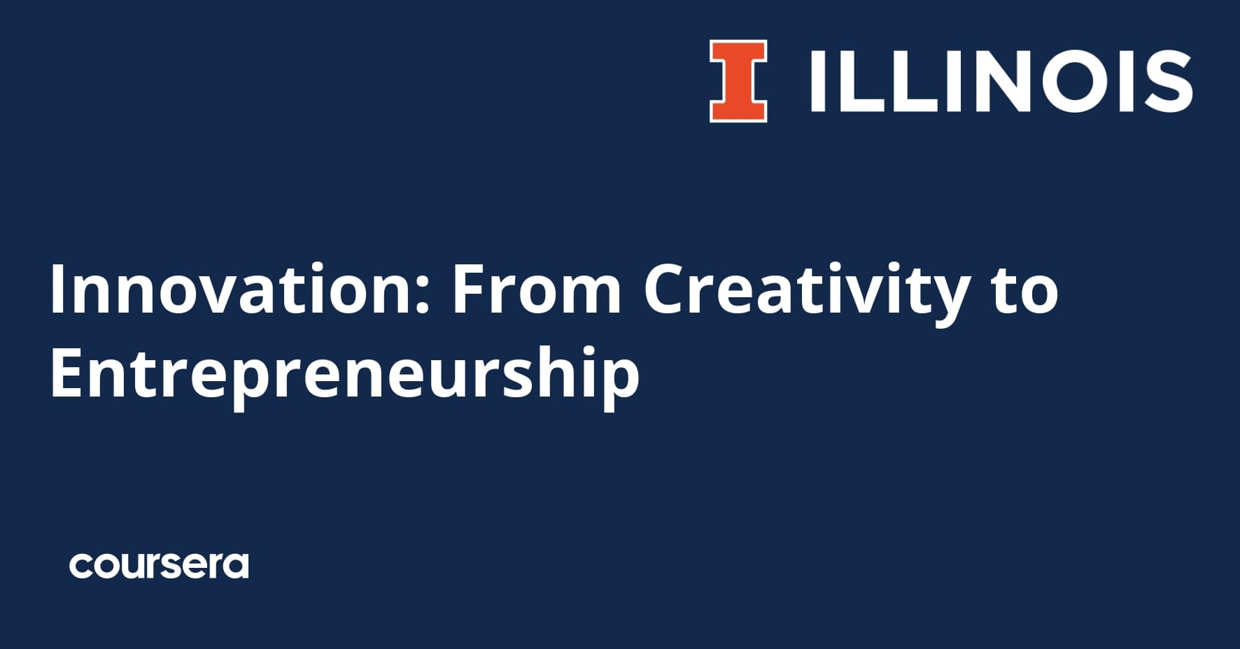 Innovation: From Creativity to Entrepreneurship