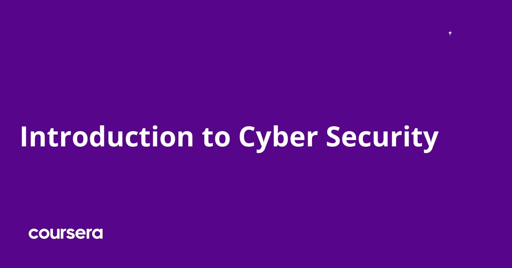 Introduction to Cyber Security