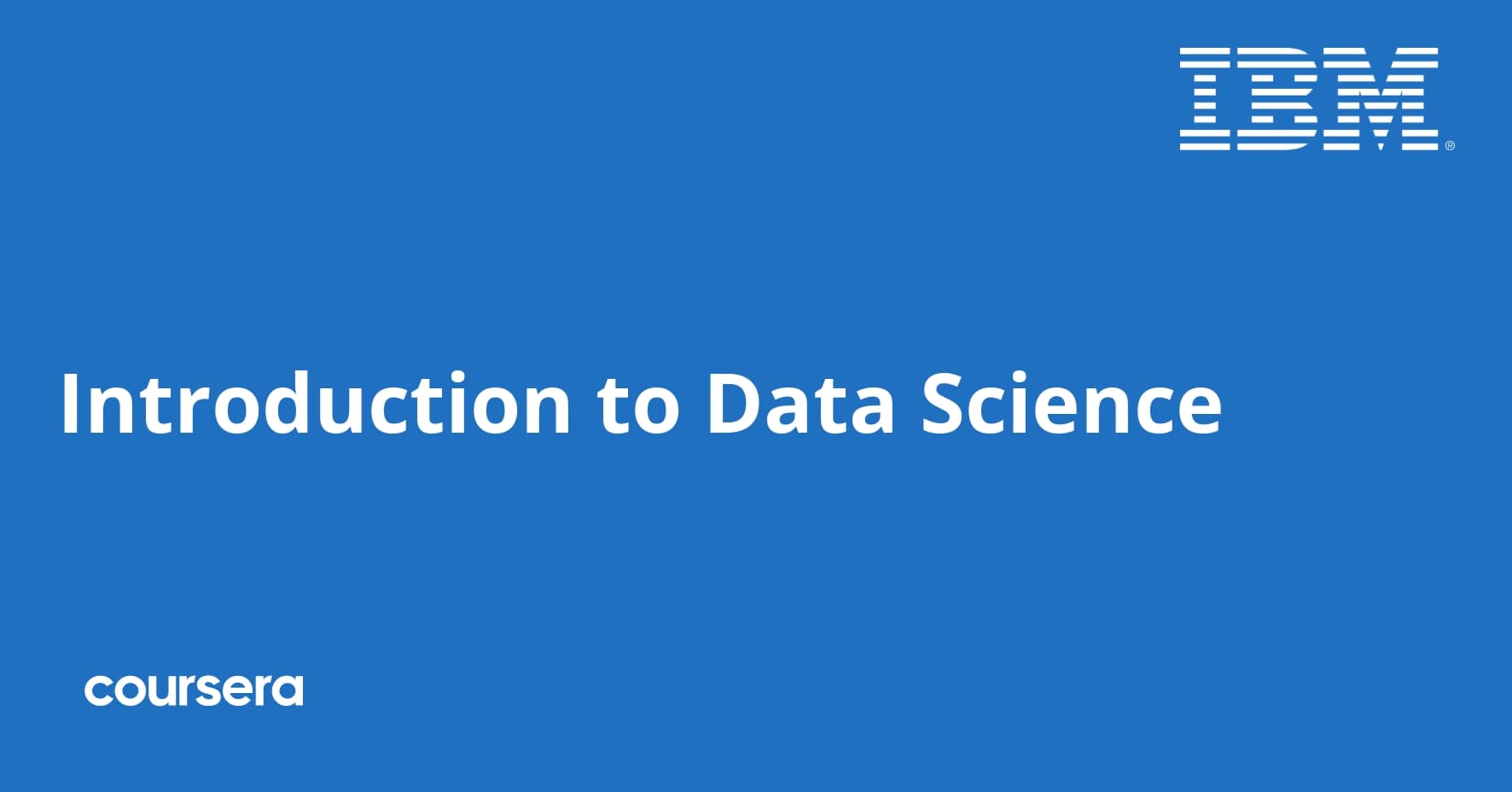 Introduction to Data Science