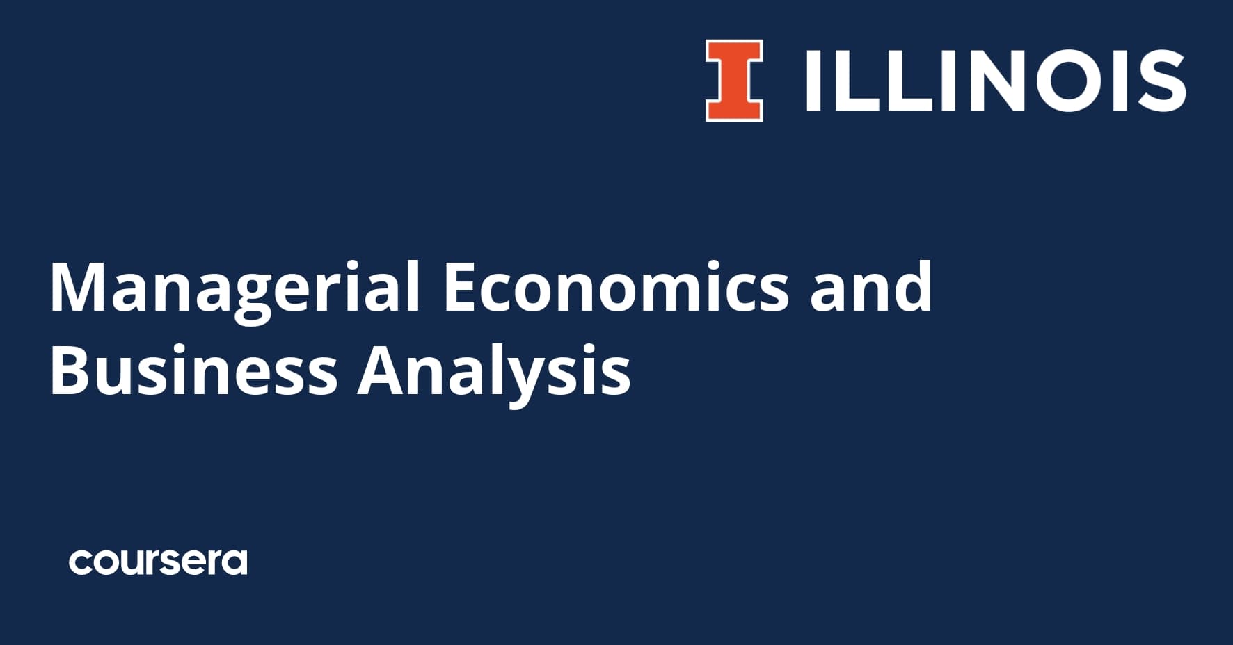 Managerial Economics and Business Analysis