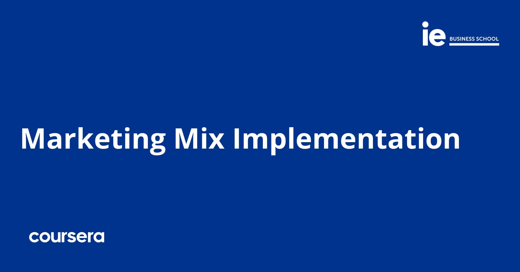 Marketing Mix Implementation