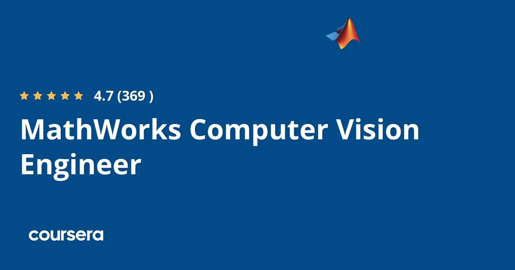 MathWorks Computer Vision Engineer