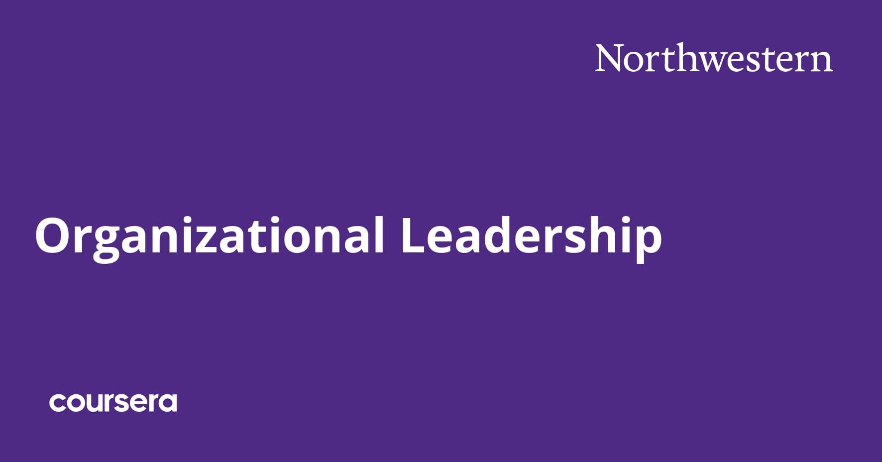 Organizational Leadership