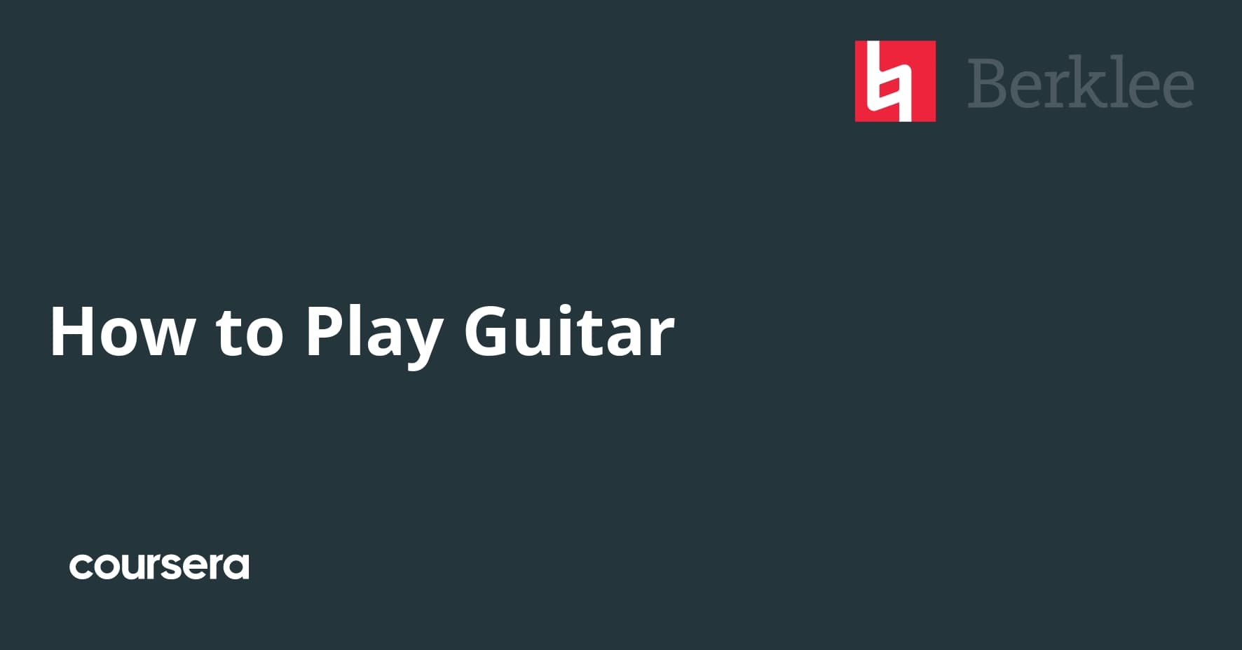 How to Play Guitar