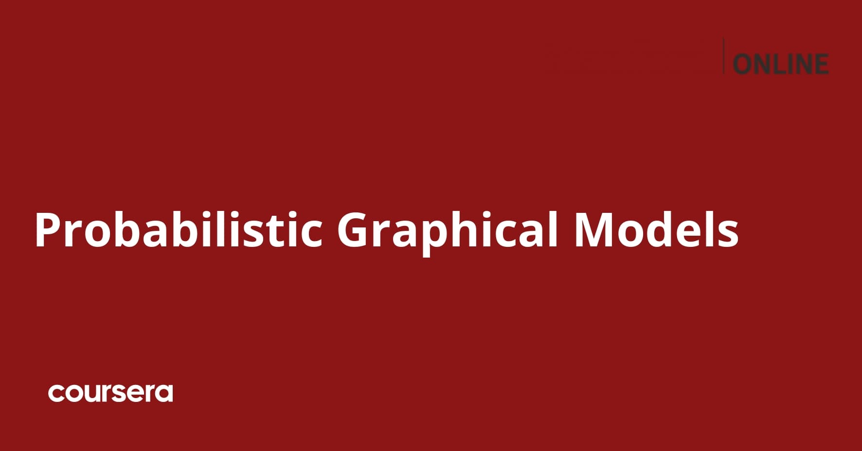 Probabilistic Graphical Models
