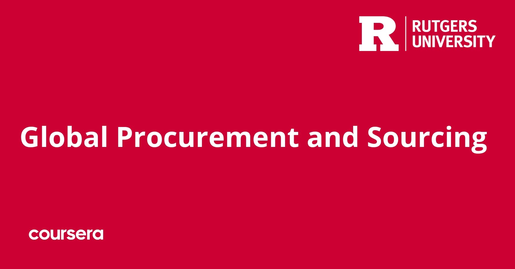 Global Procurement and Sourcing