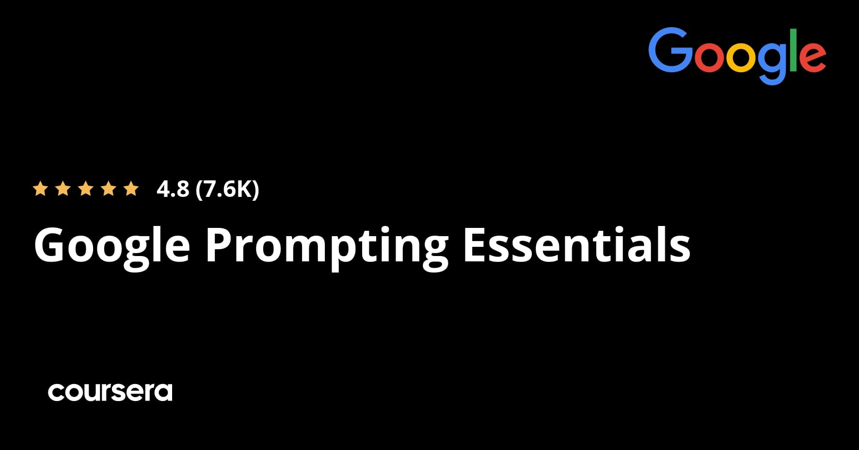 Google Prompting Essentials