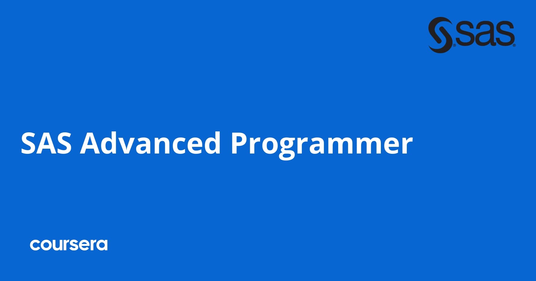 SAS Advanced Programmer