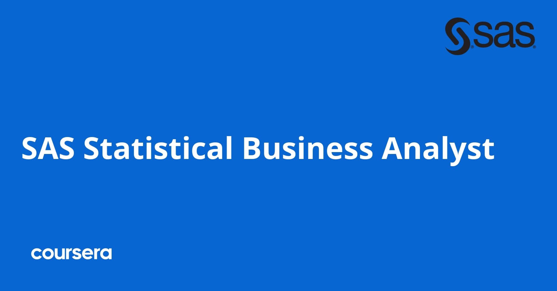 SAS Statistical Business Analyst