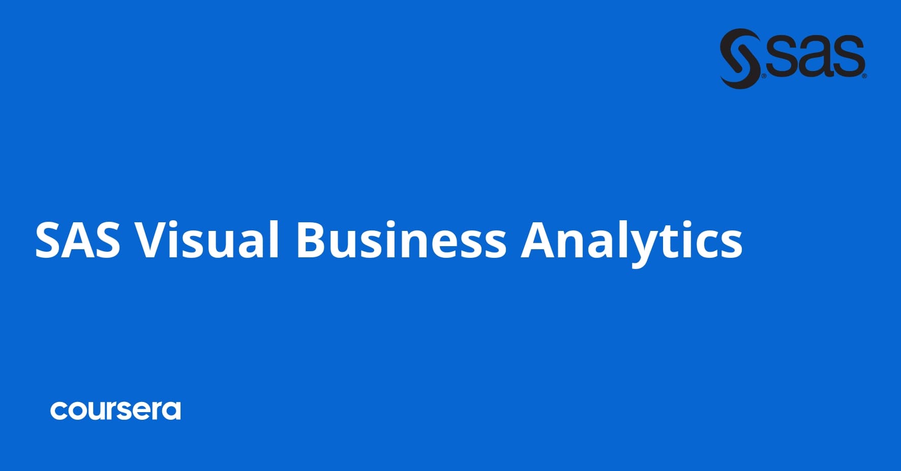 SAS Visual Business Analytics