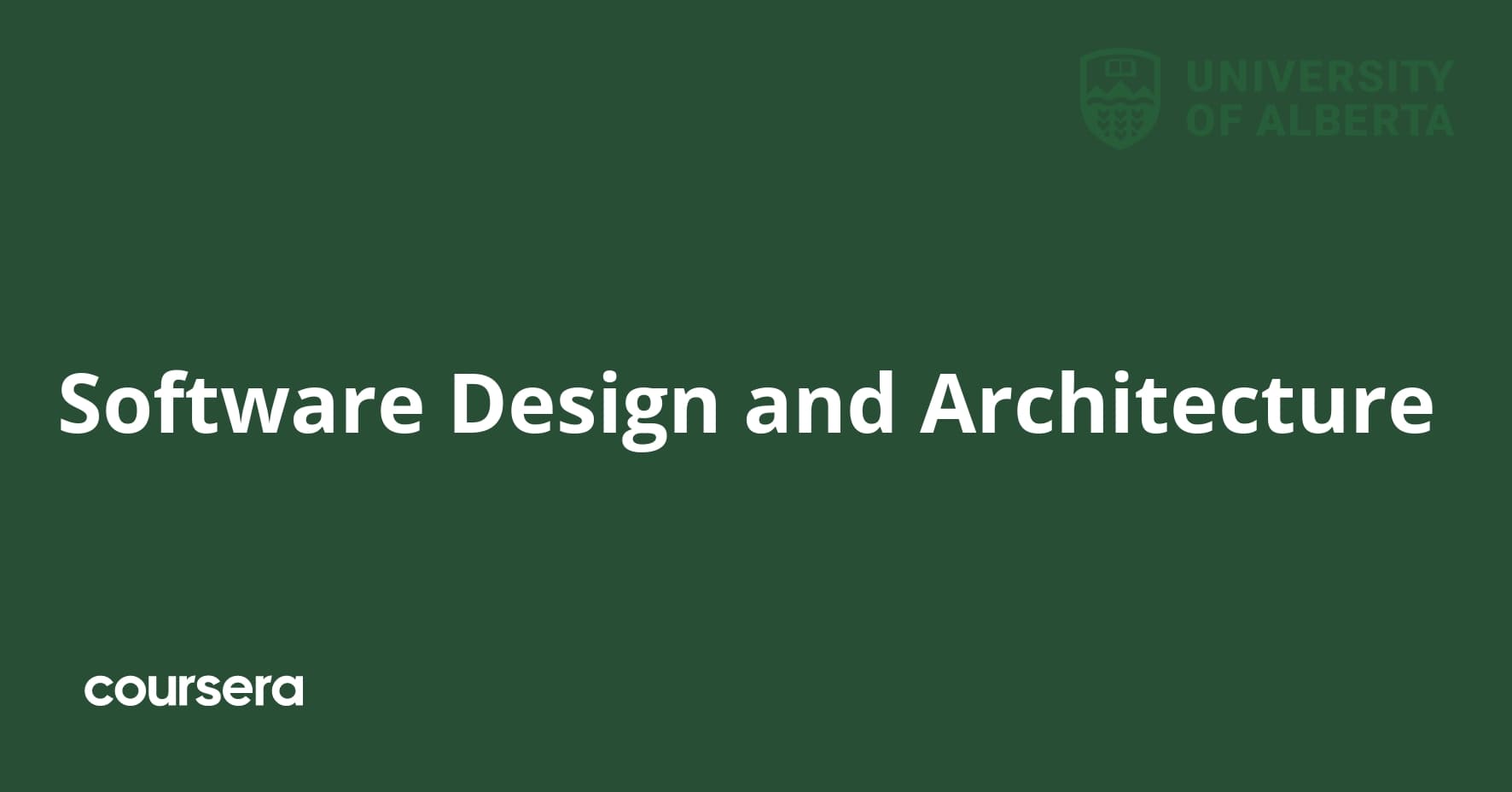 Software Design and Architecture
