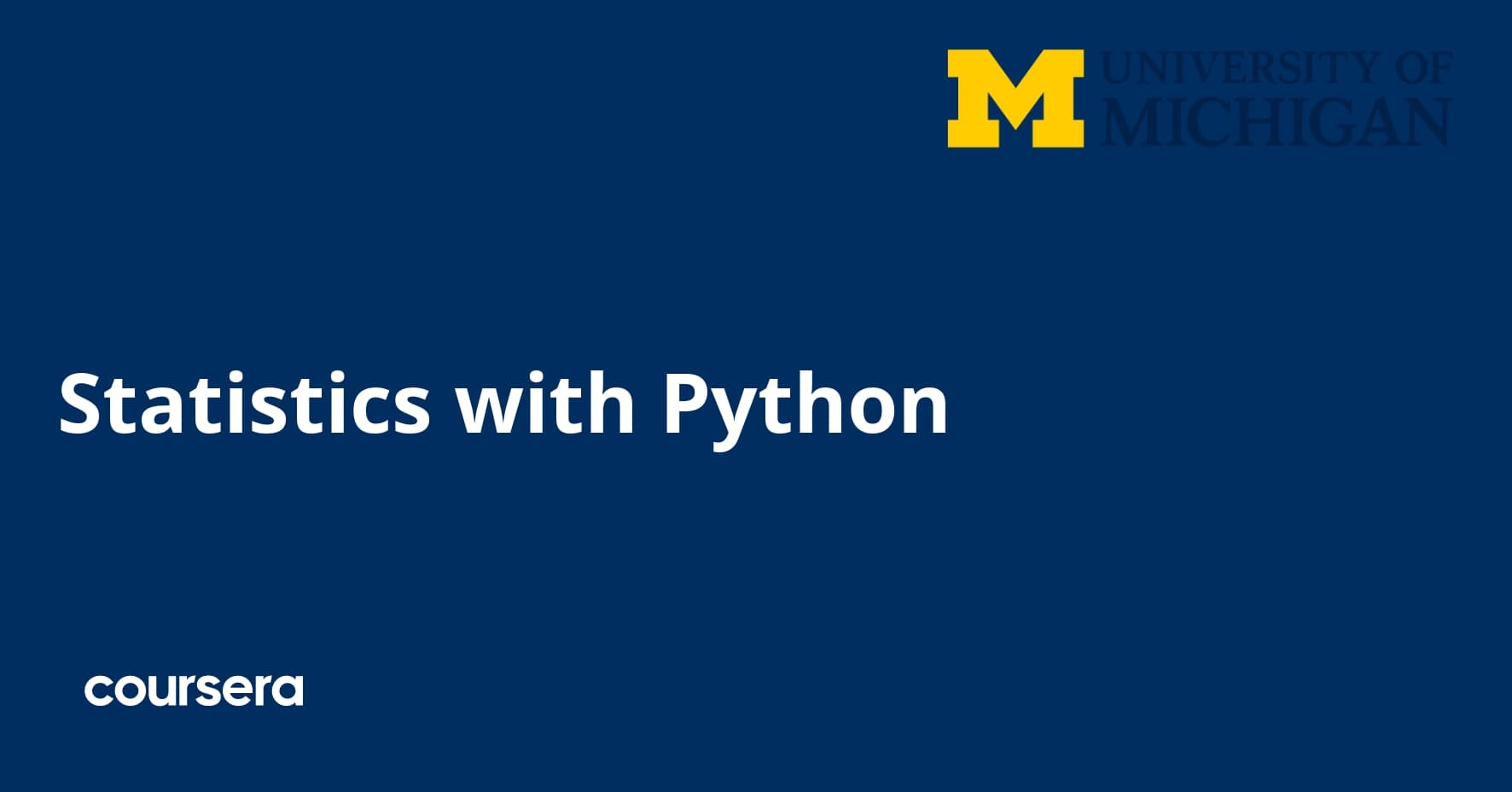 Statistics with Python