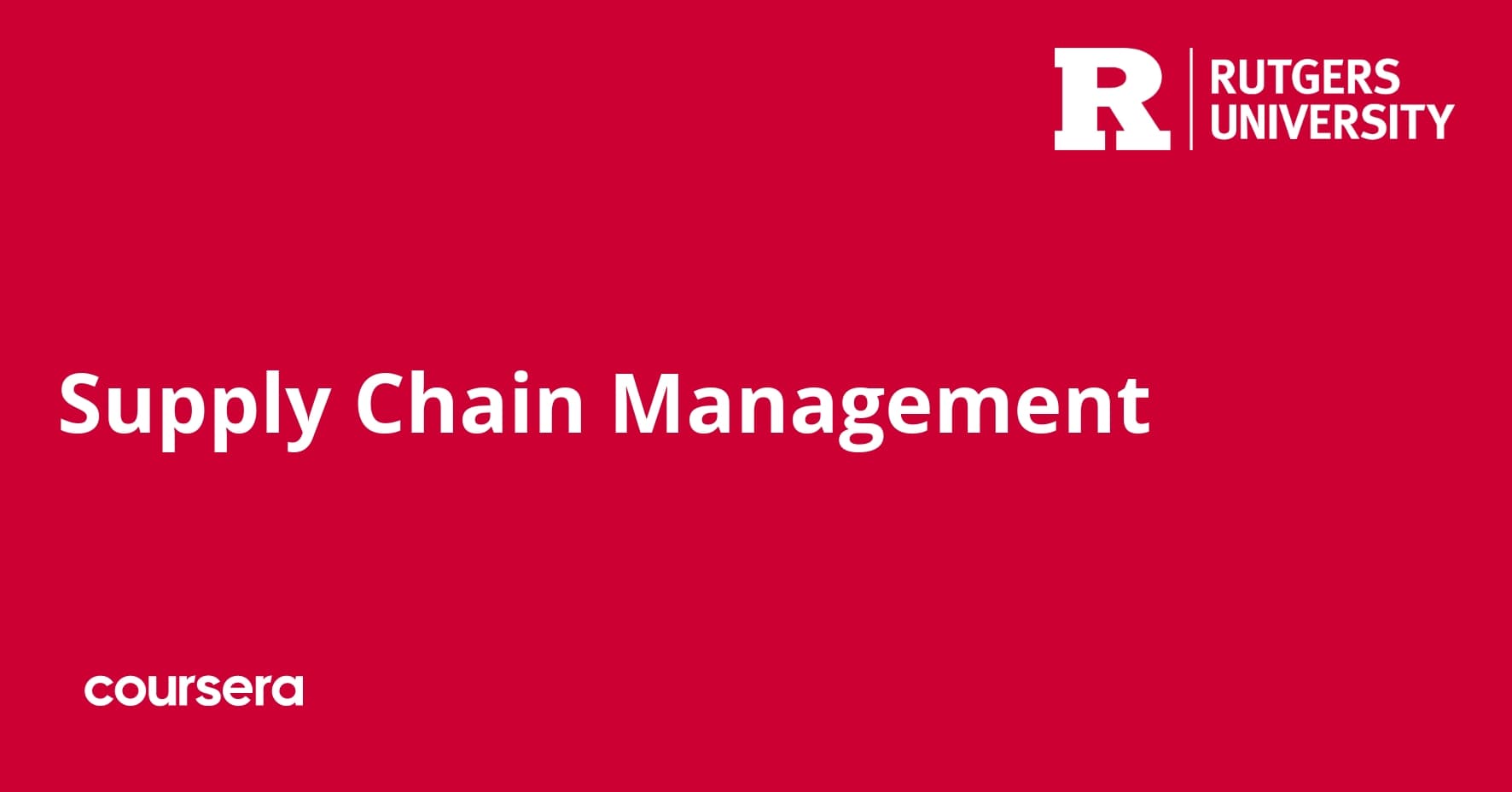 Supply Chain Management