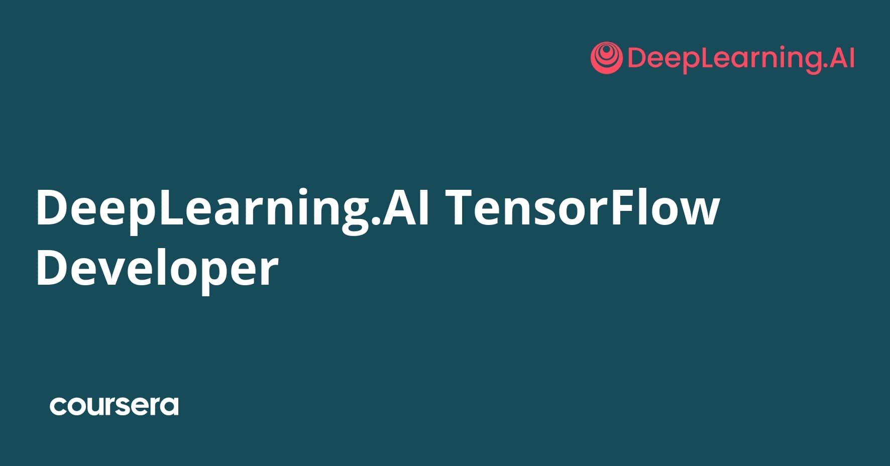 DeepLearning.AI TensorFlow Developer
